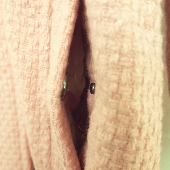 Madden Girl Kid Girls Faux Wool PeaCoat Pink Sz4 - Picture 5 of 8